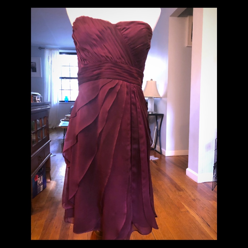 Gorgeous Burgundy evening dress, worn once.